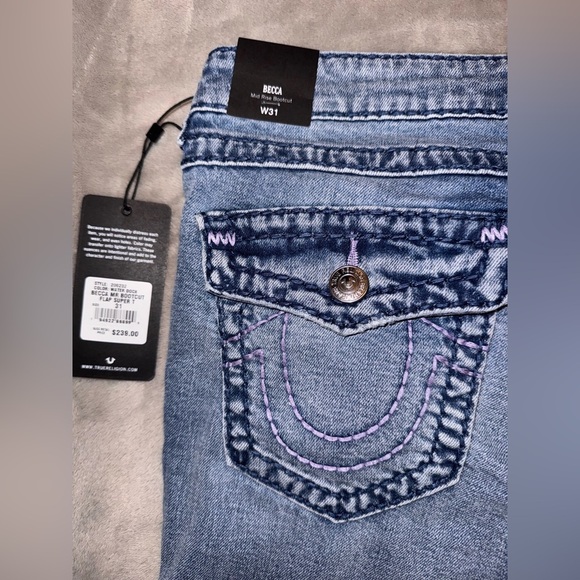 True Religion Becca Mid arise Bootcut Jeans - Picture 5 of 7